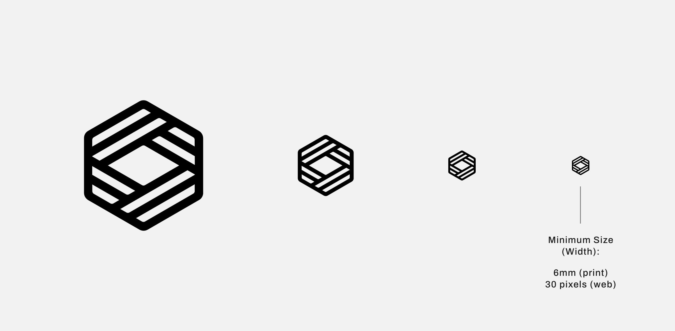 logo scale and minimum size