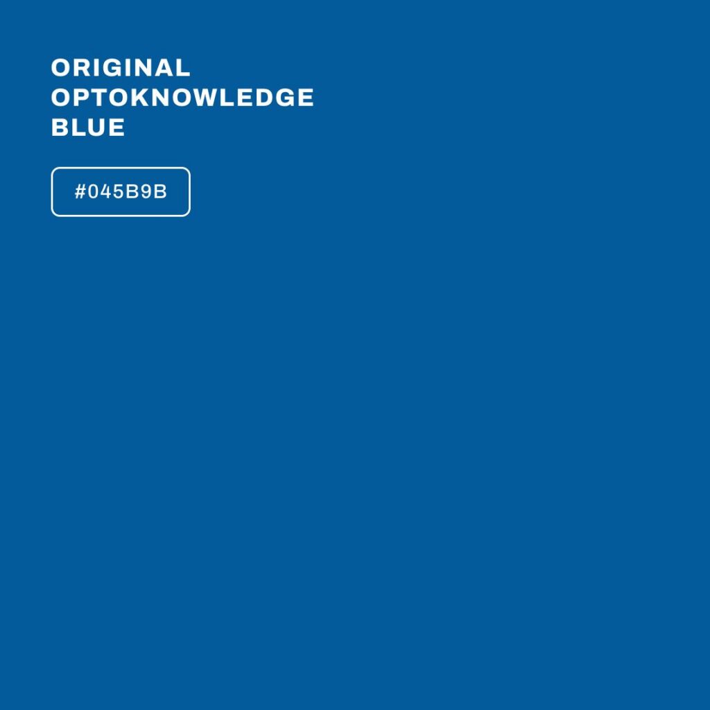 original blue color from optoknowledge 